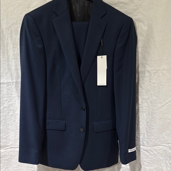 Calvin Klein Collection Blue Suit Modern Tailored Fit